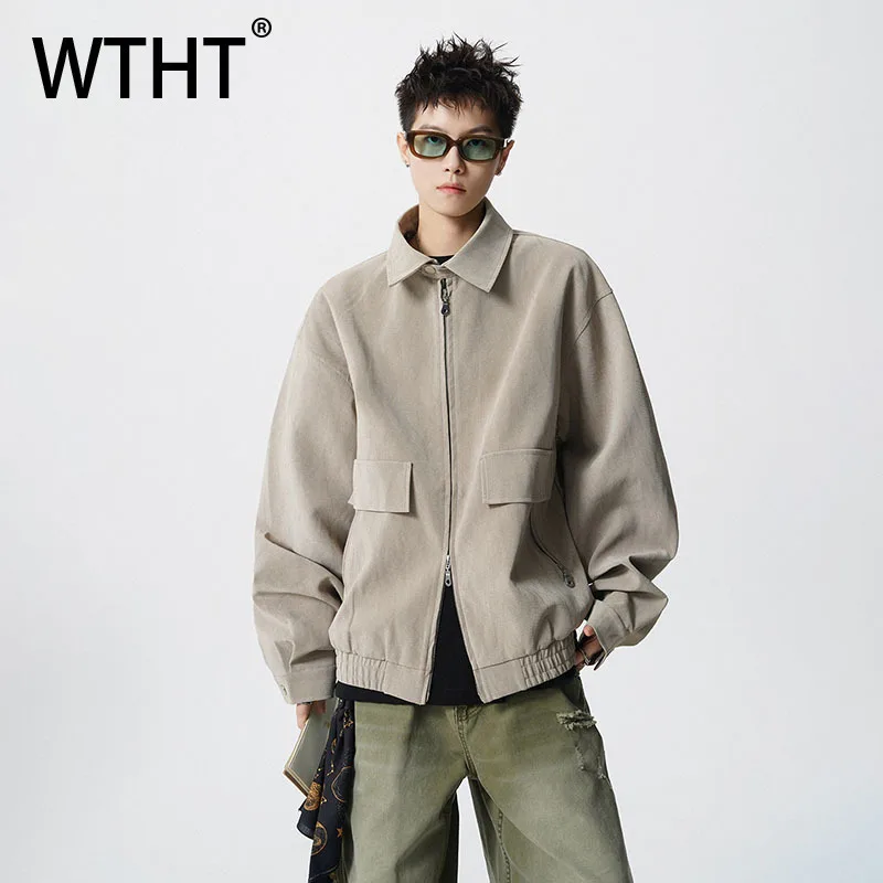 WTHT Vintage 2025 Autumn Men's Solid Color Casual Coats Fashion American Style Turn Down Collar Loose Jackets Male 2A2219
WTHT Vintage 2025 Autumn Men's Solid Color Casual Coats Fashion American Style Turn Down Collar Loose Jackets Male 2A2219