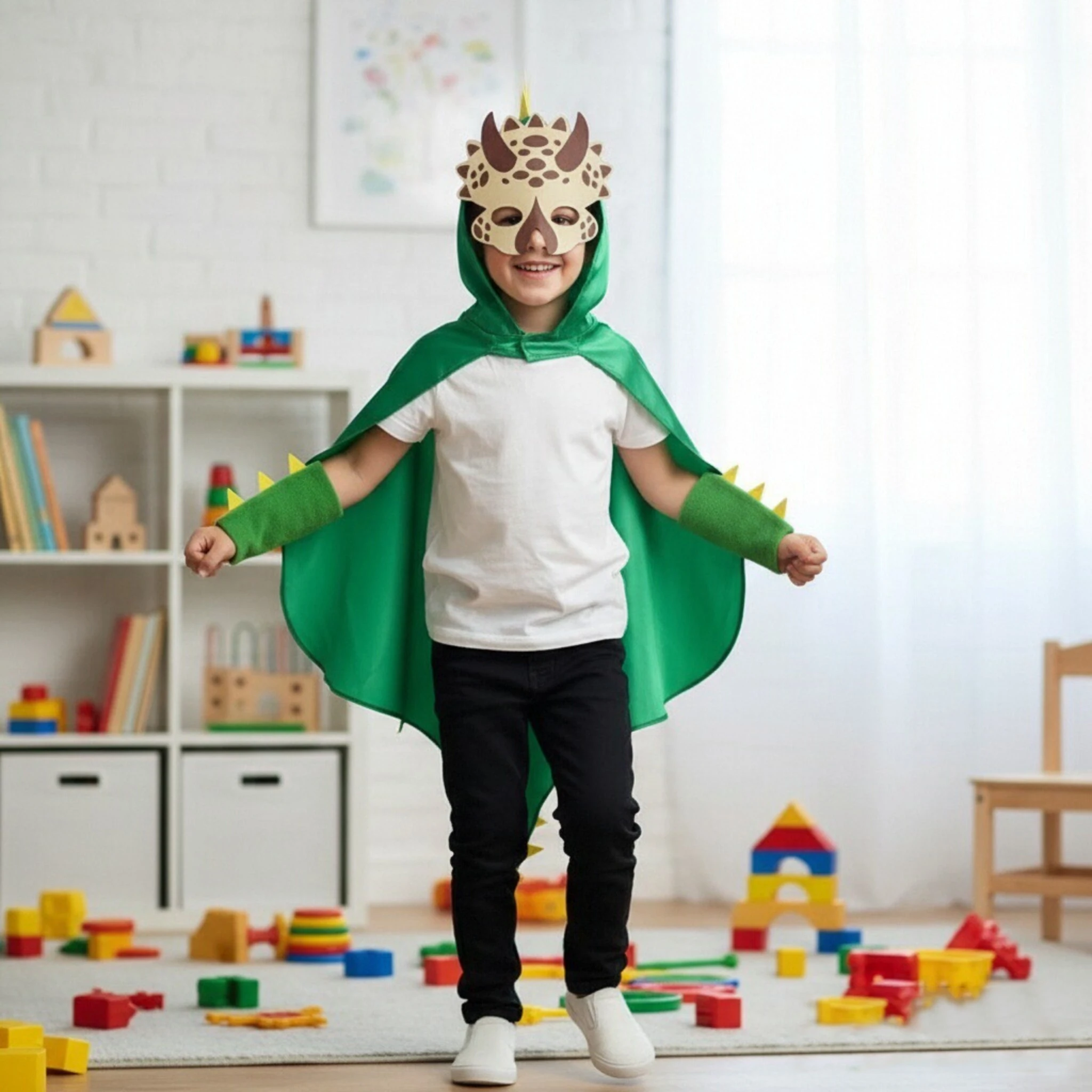 Милый костюм животного, накидка с динозавром, легкий удобный наряд для ролевых игр для мальчиков и девочек, вечерние костюмы на Хэллоуин, косплей
Милый костюм животного, накидка с динозавром, легкий удобный наряд для ролевых игр для мальчиков и девочек, вечерние костюмы на Хэллоуин, косплей