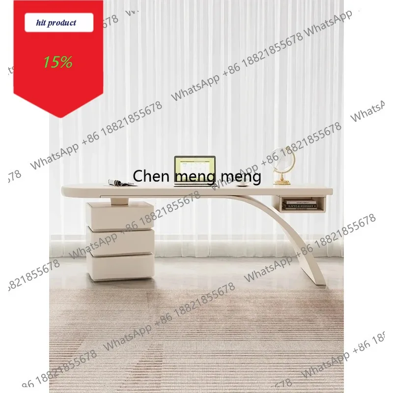 M45 Computer desk Cream style desk home bedroom desktop computer designer light luxury modern simple desk
M45 Computer desk Cream style desk home bedroom desktop computer designer light luxury modern simple desk