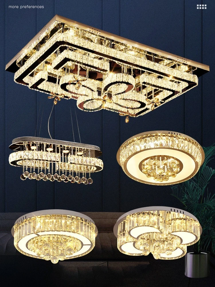 Modern Luxury Led Ceiling Mounted Crystal Lights For Home Decoration Living Room Bedroom Dining Room Hotel Lighting Fixtures
Modern Luxury Led Ceiling Mounted Crystal Lights For Home Decoration Living Room Bedroom Dining Room Hotel Lighting Fixtures