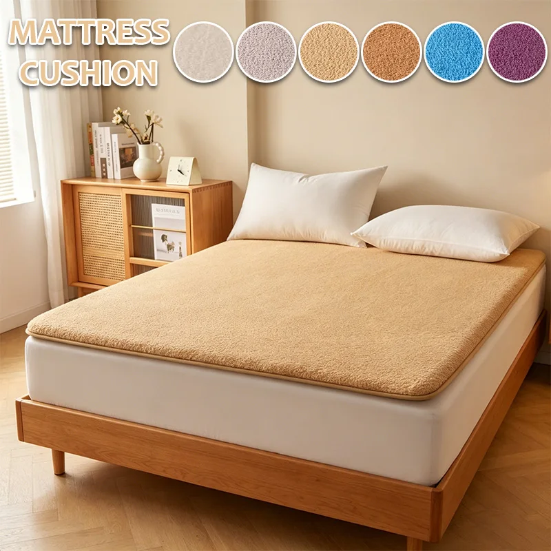 1PC Foldable Milk Velvet Bed Mattress Topper Anti Slip Thick Lamb Fleece Sleeping Pad Tatami Mat For Student Dorm Household Use
1PC Foldable Milk Velvet Bed Mattress Topper Anti Slip Thick Lamb Fleece Sleeping Pad Tatami Mat For Student Dorm Household Use