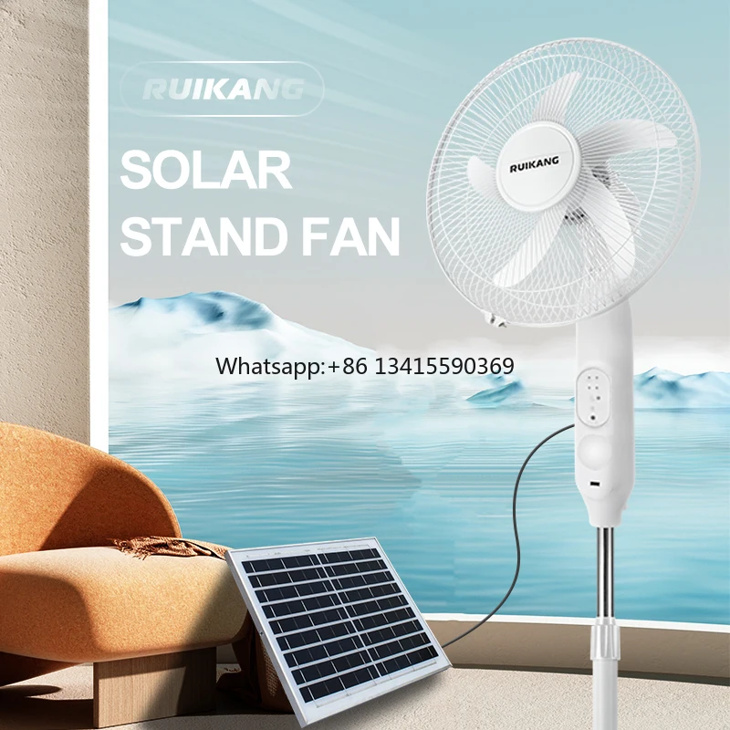 Solar Panel Stand Fan Cooler with Light Industrial Hot Sale Rechargeable Battery 16 Inch Air Ventilation Portable Fan for Homes
Solar Panel Stand Fan Cooler with Light Industrial Hot Sale Rechargeable Battery 16 Inch Air Ventilation Portable Fan for Homes