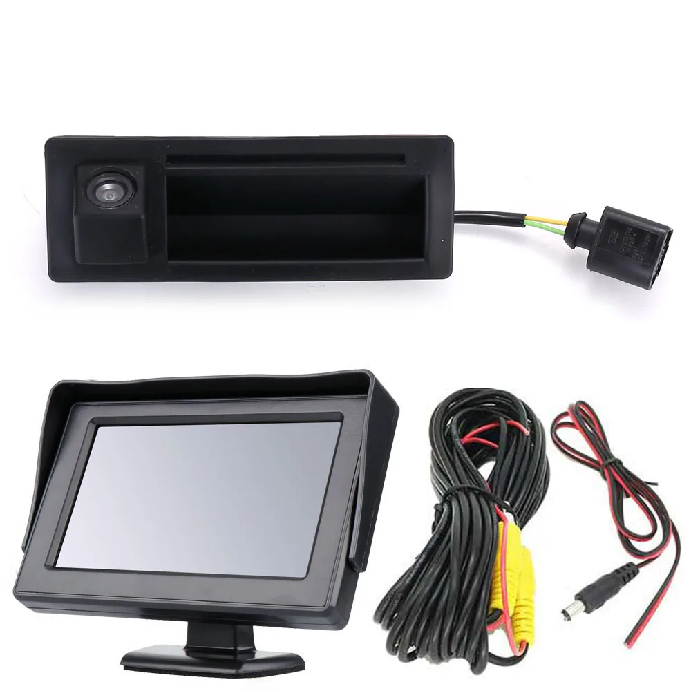 HD CCD Trunk Handle Car reverse Camera+4.3"monitor for Volkswagen Passat Variant Kombi B5 3B6 2000-2005 Waterproof
HD CCD Trunk Handle Car reverse Camera+4.3"monitor for Volkswagen Passat Variant Kombi B5 3B6 2000-2005 Waterproof