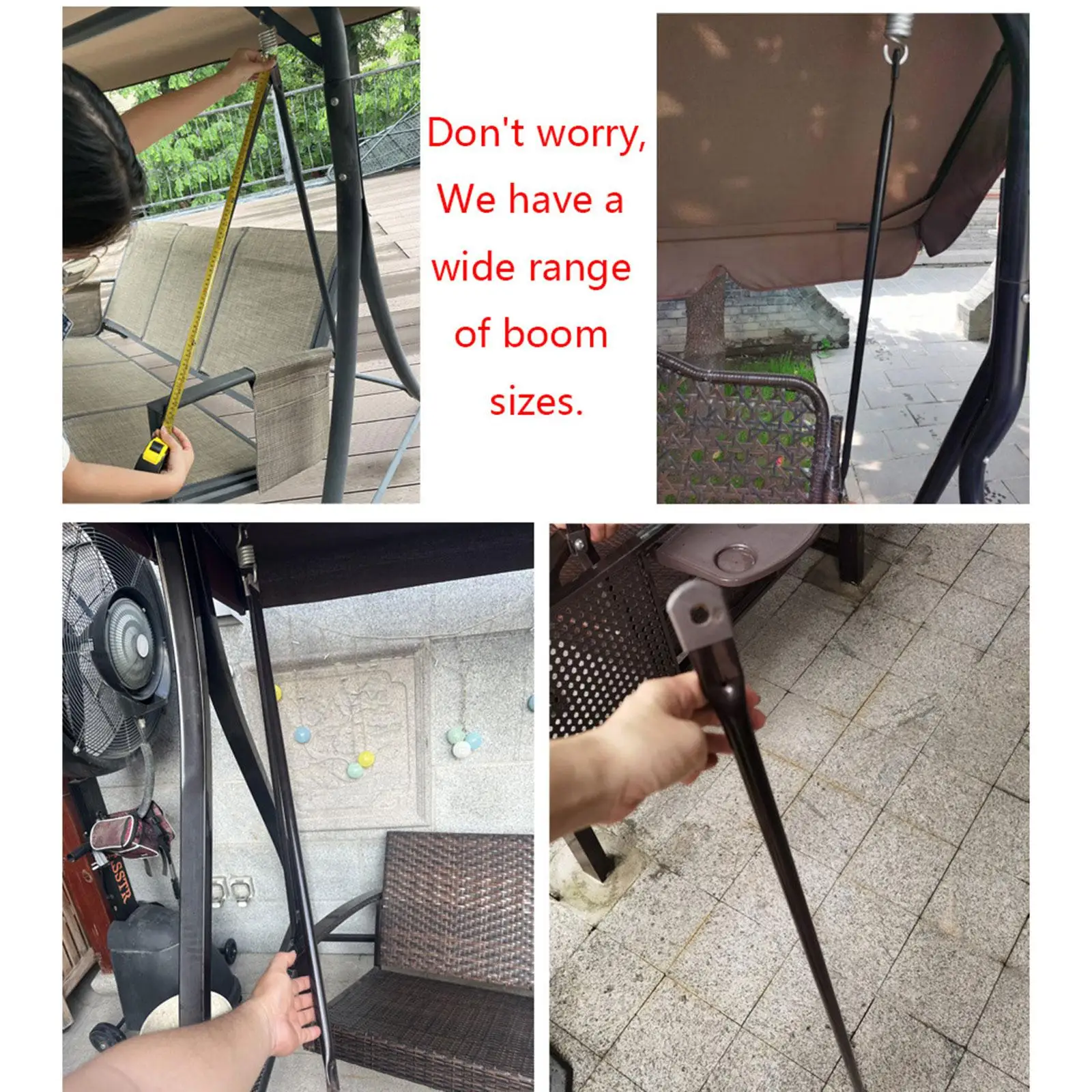 Weatherproof Swing Replacement Bar Heavy Duty Metal Rod for Garden Swing Structure and Outdoor Hanging Swings
Weatherproof Swing Replacement Bar Heavy Duty Metal Rod for Garden Swing Structure and Outdoor Hanging Swings