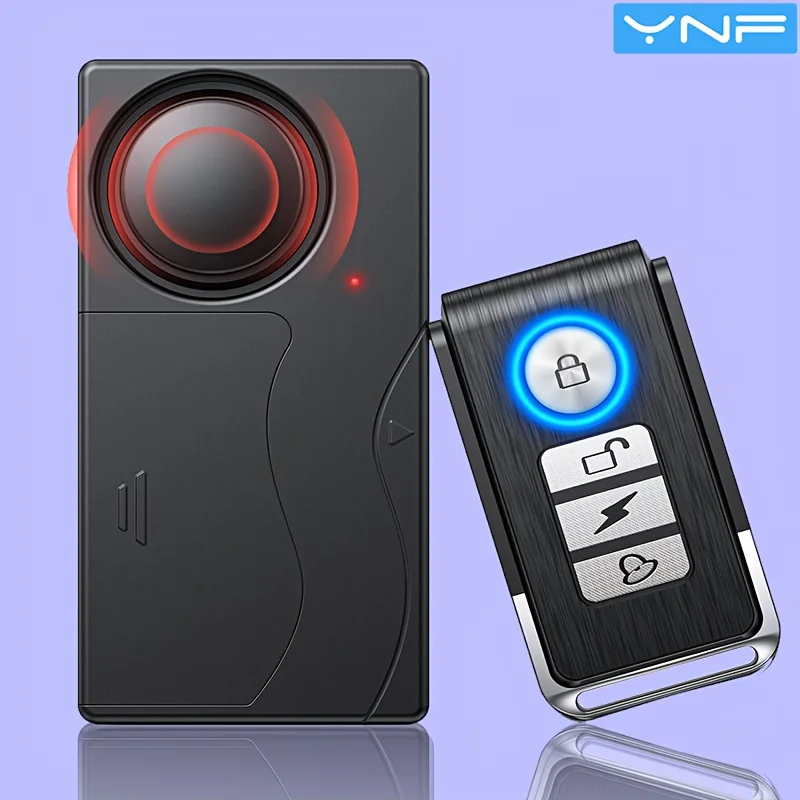 YNF 110dB Vibration Anti-Theft Alarm, 10 Sensitivity Levels, Wireless Remote Alarm for Motorcycle Car E-Bike
YNF 110dB Vibration Anti-Theft Alarm, 10 Sensitivity Levels, Wireless Remote Alarm for Motorcycle Car E-Bike