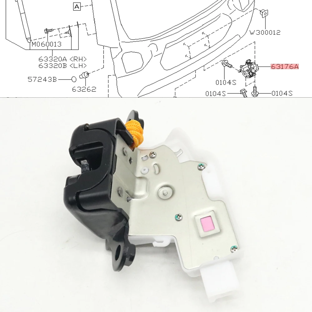 For Subaru Forester SK 2019-2024 Manual Car Rear Trunk Tailgate Door Lock Latch Control Actuator 63032SJ000
For Subaru Forester SK 2019-2024 Manual Car Rear Trunk Tailgate Door Lock Latch Control Actuator 63032SJ000