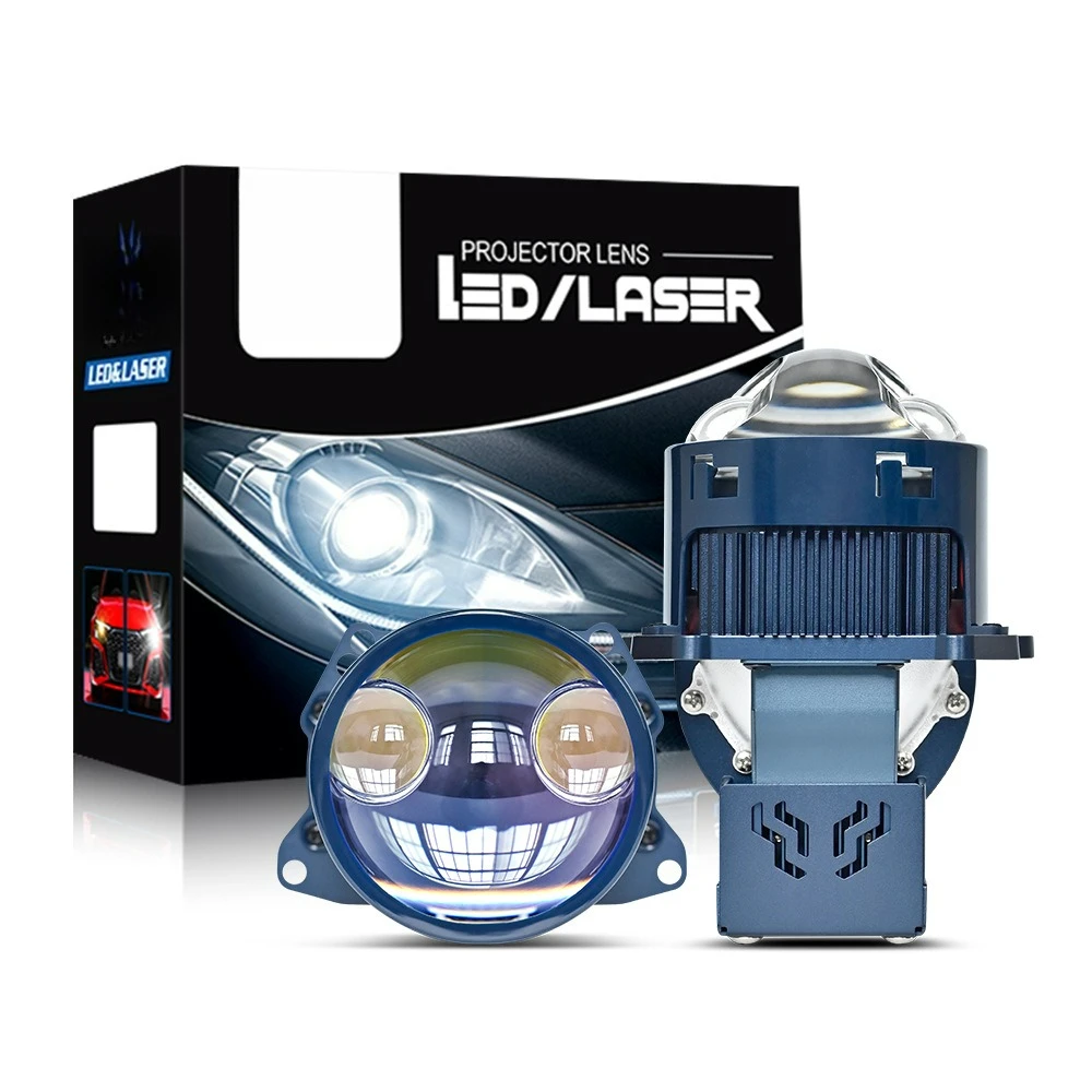 90W high-power double-light lens, double direct laser double-light cup, car LED headlight far and near integrated LED headlight
90W high-power double-light lens, double direct laser double-light cup, car LED headlight far and near integrated LED headlight