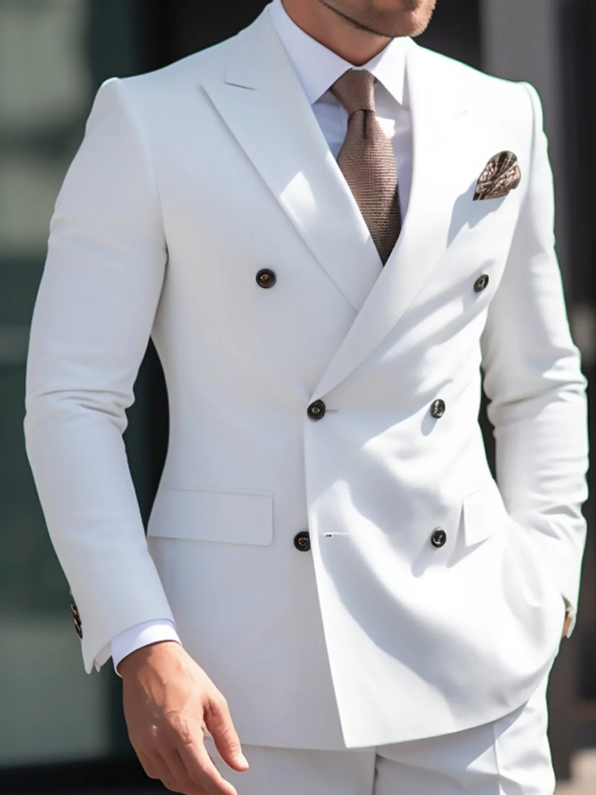 Off White Smart Casual Peaked Lapel Suits for Men Slim Fit Double Breasted Boys Suit Trajes De Hombre Herren Anzug Men Suits
Off White Smart Casual Peaked Lapel Suits for Men Slim Fit Double Breasted Boys Suit Trajes De Hombre Herren Anzug Men Suits