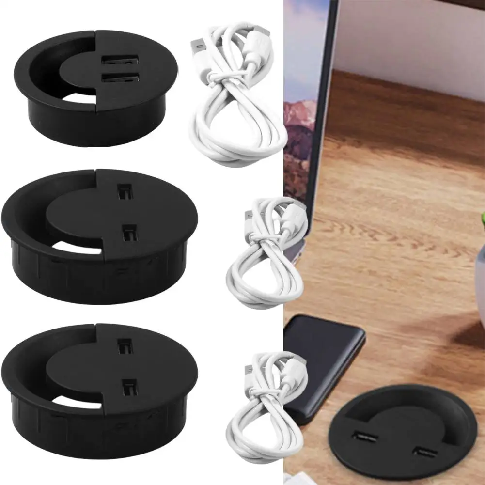 Round Cable Hole Cover With USB Port Office Table Outlet Port Line Box Organizer Cable Hole Covers Data Cable Furniture Hardware
Round Cable Hole Cover With USB Port Office Table Outlet Port Line Box Organizer Cable Hole Covers Data Cable Furniture Hardware