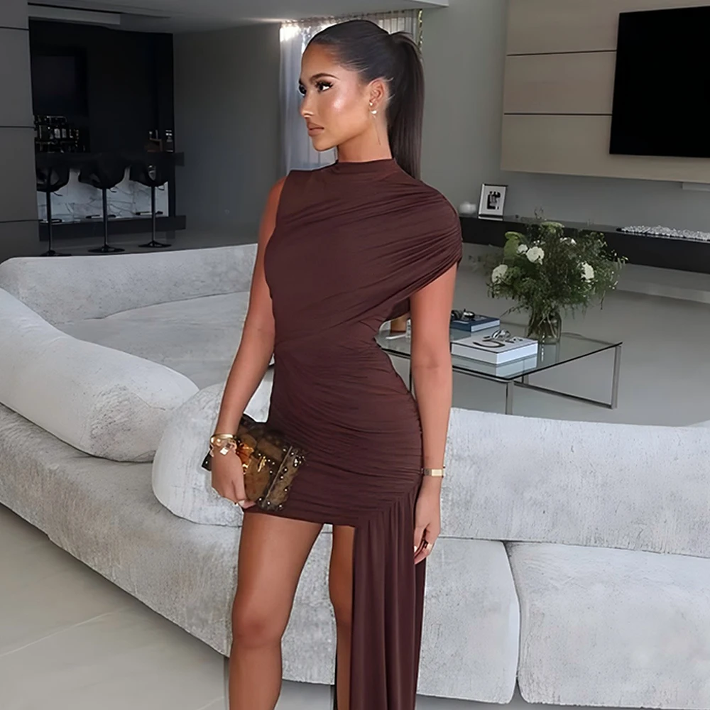 Women's summer dress 2025 new in short dresses Elegant party Evening ribbon sleeveless bodycon bandage Pleated Irregular skirt
Women's summer dress 2025 new in short dresses Elegant party Evening ribbon sleeveless bodycon bandage Pleated Irregular skirt