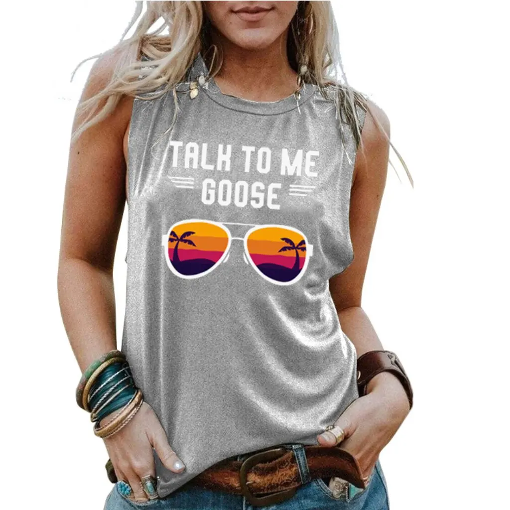 TALK to ME GOOSE Women's Sleeveless Backless Loose Bottoming Vest Sexy European American Style Top
TALK to ME GOOSE Women's Sleeveless Backless Loose Bottoming Vest Sexy European American Style Top