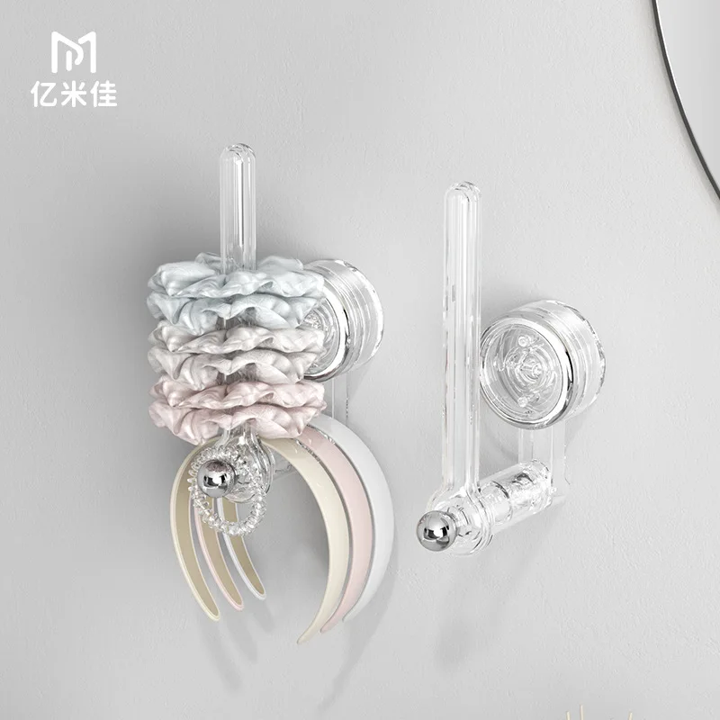 Suction cup rotating hair accessories storage rack household non-punching wall-mounted toilet bathroom headband hair band
Suction cup rotating hair accessories storage rack household non-punching wall-mounted toilet bathroom headband hair band