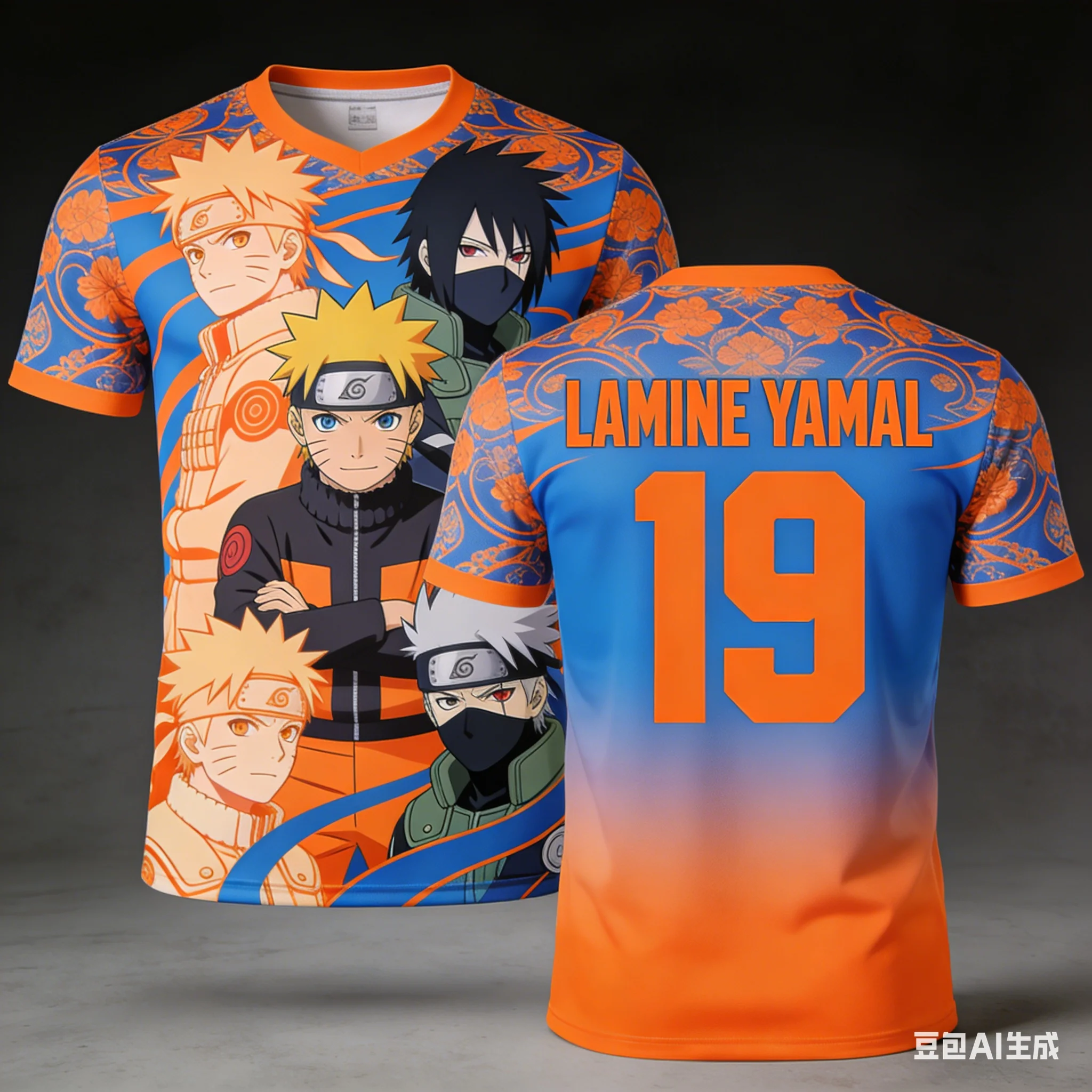 2026-2027 Naruto × Soccer Star Collaboration Number Print T-Shirt Unisex High-Street Trend Loose Casual Short-Sleeve
2026-2027 Naruto × Soccer Star Collaboration Number Print T-Shirt Unisex High-Street Trend Loose Casual Short-Sleeve