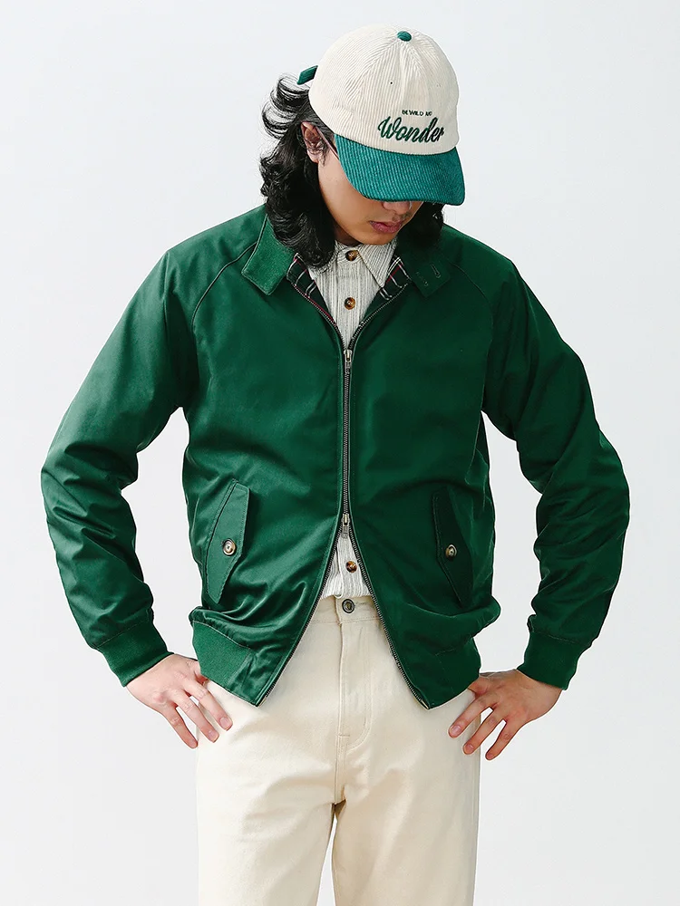 Harringon G9 Jaet American Retro Ameika Hard Gentleman Plaid Windbreaker Coat MBBCAR Narrow Youth Autumn Winter Polyester
Harringon G9 Jaet American Retro Ameika Hard Gentleman Plaid Windbreaker Coat MBBCAR Narrow Youth Autumn Winter Polyester