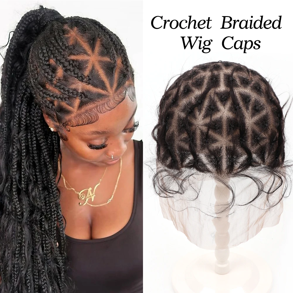 Nunify Black Crochet Braided Wig Caps With 113 Knots For Making Glueless Lace Wigs Hd Double Full Lace Wig Cap For Black Women
Nunify Black Crochet Braided Wig Caps With 113 Knots For Making Glueless Lace Wigs Hd Double Full Lace Wig Cap For Black Women