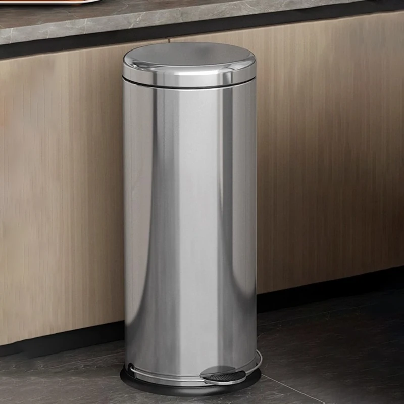 20L/30L Stainless Steel Kitchen Garbage Bin Lid Foot Operated Bathroom Living Room Trash Can Bedroom Office Garbage Can Large
20L/30L Stainless Steel Kitchen Garbage Bin Lid Foot Operated Bathroom Living Room Trash Can Bedroom Office Garbage Can Large