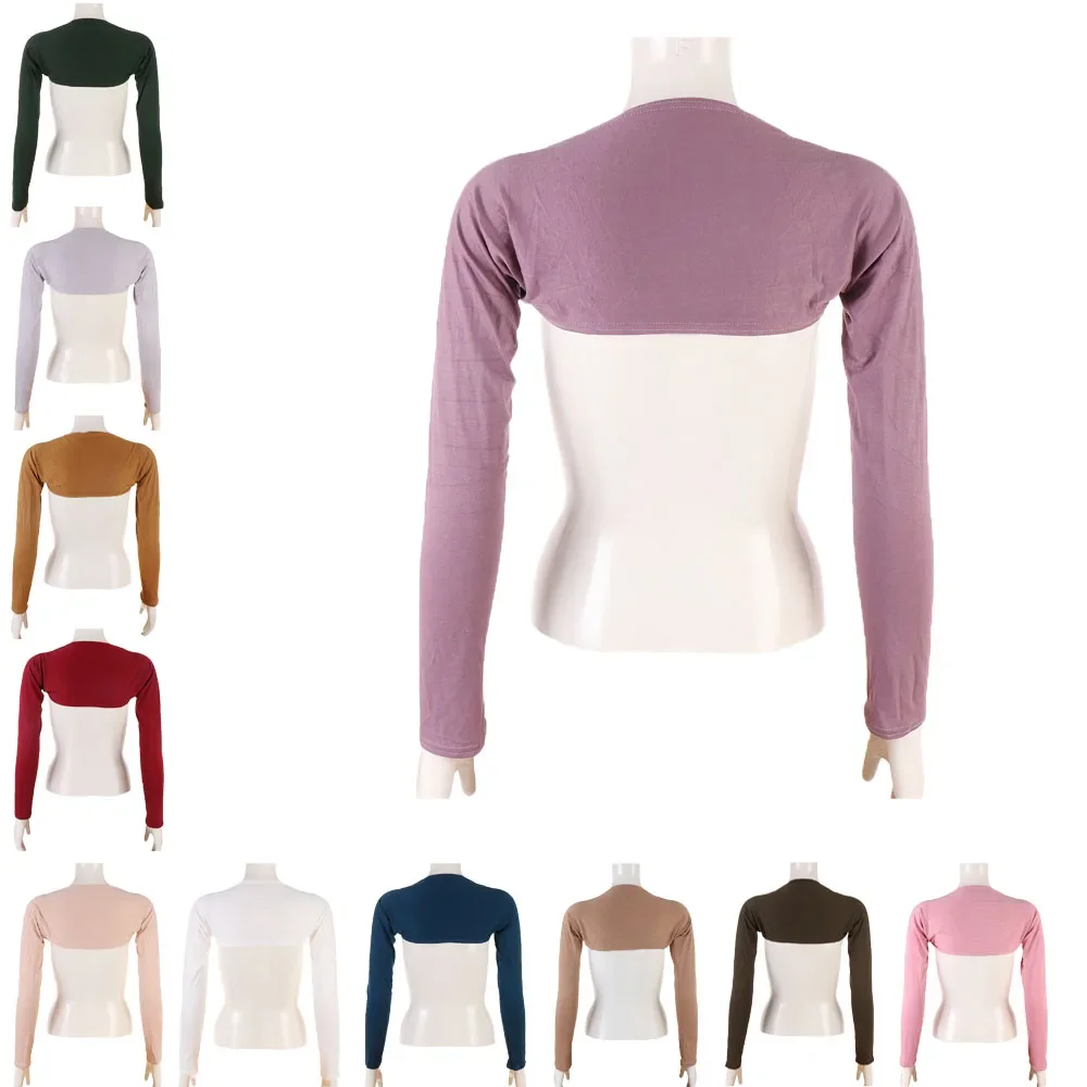 Fashion Women Muslim One Piece Long Shoulder Sleeve Shawl Arm Cover Shrug Crop Top Modal Cotton Bolero-Style Islamic Accessories
Fashion Women Muslim One Piece Long Shoulder Sleeve Shawl Arm Cover Shrug Crop Top Modal Cotton Bolero-Style Islamic Accessories