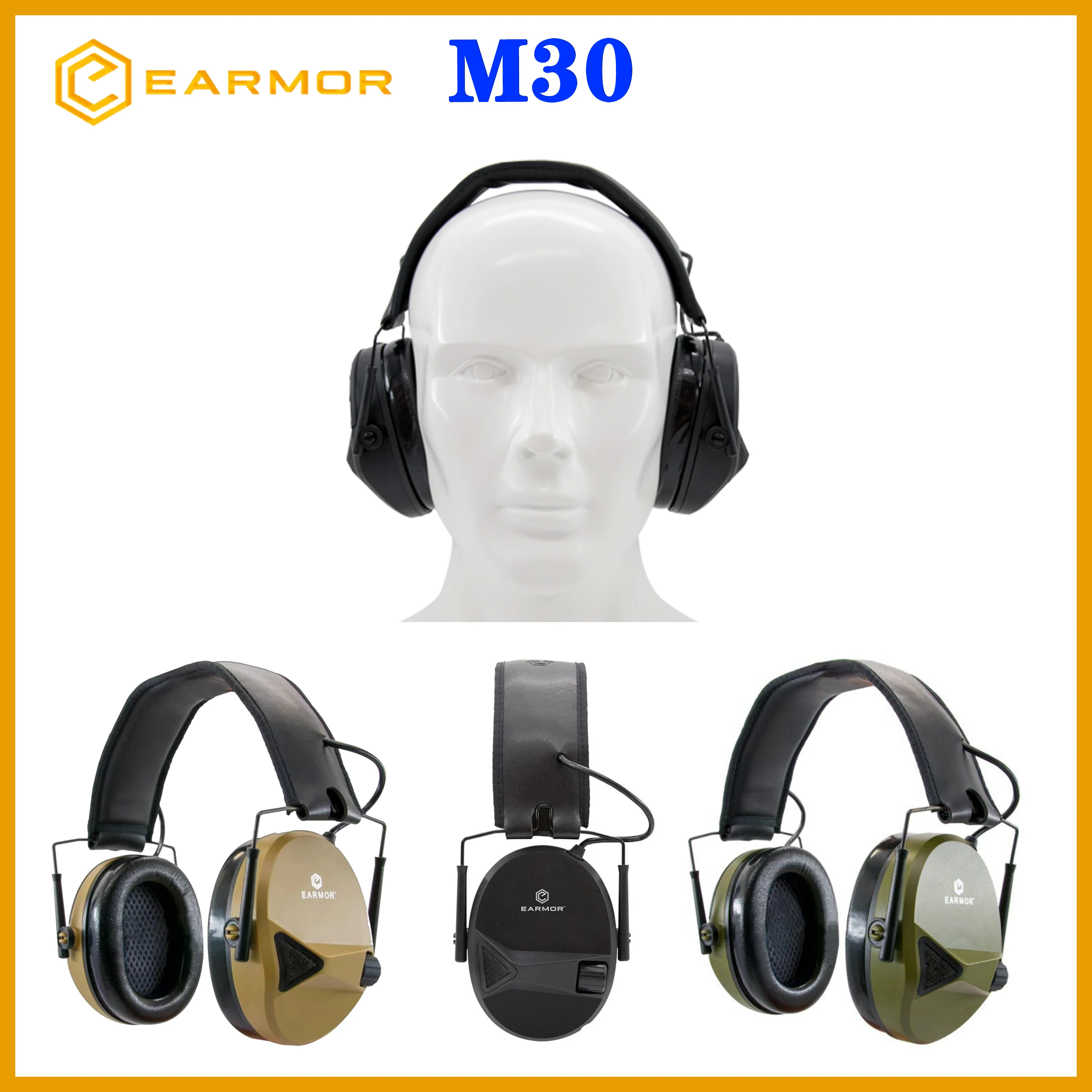 Тактическая электронная гарнитура EARMOR M30 для связи/уличная охотничья стрельба Защита слуха шумоподавляющие наушники
Тактическая электронная гарнитура EARMOR M30 для связи/уличная охотничья стрельба Защита слуха шумоподавляющие наушники