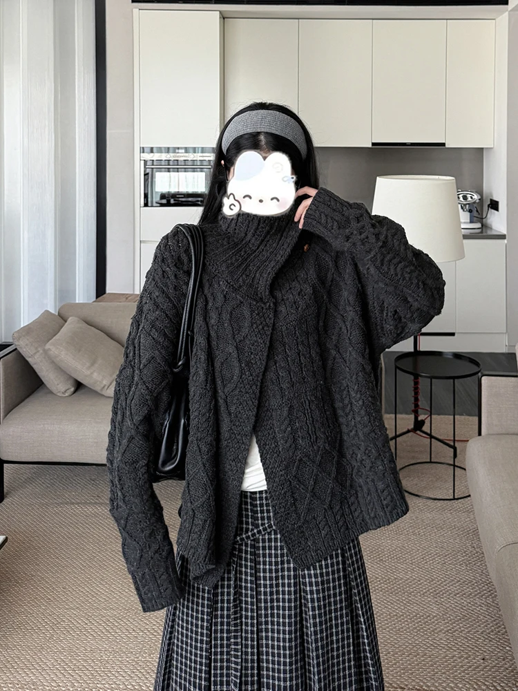 Ladies Winter Warm Plaid Knitted Sweater And Skirt Set Casual Sle Loose Twist Two-Piece Outfit Comfortable Faion Ensemble
Ladies Winter Warm Plaid Knitted Sweater And Skirt Set Casual Sle Loose Twist Two-Piece Outfit Comfortable Faion Ensemble