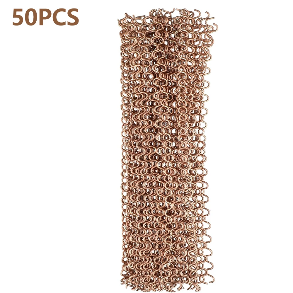 50Pcs Wave Spot Weld Screws, Copper Plated Dent Pulling Springs for Auto Body Sheet Metal Crack Repair, Car Dent Remover Tools
50Pcs Wave Spot Weld Screws, Copper Plated Dent Pulling Springs for Auto Body Sheet Metal Crack Repair, Car Dent Remover Tools