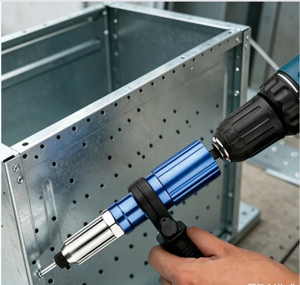 2.4mm-4.8mm Rivet Nut Gun Drill Adapter Electric Rivet Gun Cordless Riveting Tool Insert Nut Pull Rivet Tool Quickly Pull
2.4mm-4.8mm Rivet Nut Gun Drill Adapter Electric Rivet Gun Cordless Riveting Tool Insert Nut Pull Rivet Tool Quickly Pull