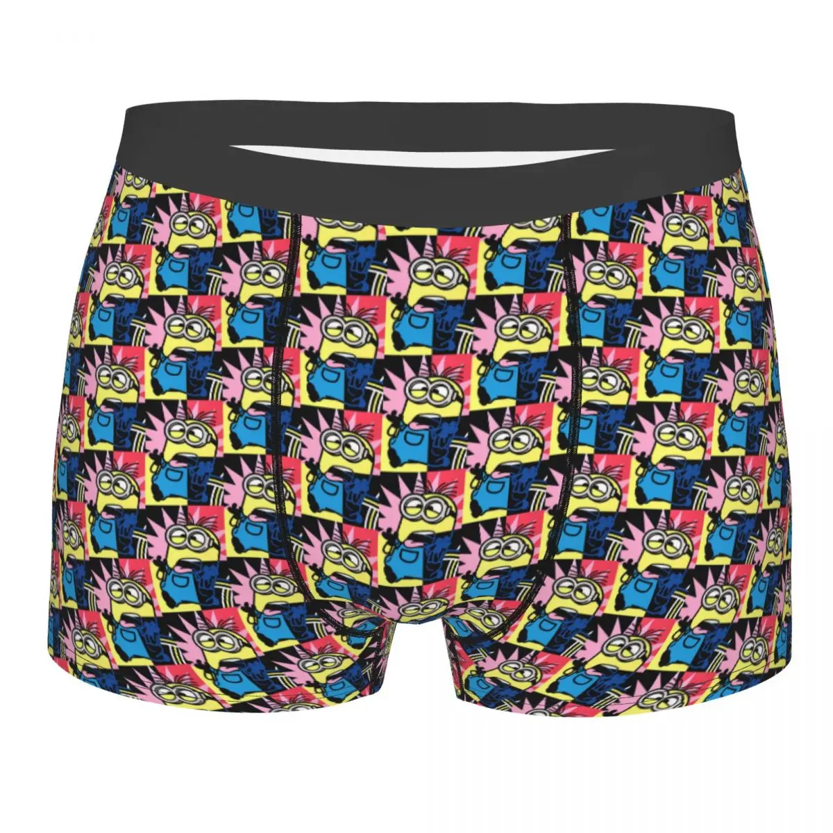 Пользовательские аниме M-Minions мультяшные боксеры для Homme Нижнее белье с 3D принтом Трусики Трусы Дышащие трусы
Пользовательские аниме M-Minions мультяшные боксеры для Homme Нижнее белье с 3D принтом Трусики Трусы Дышащие трусы