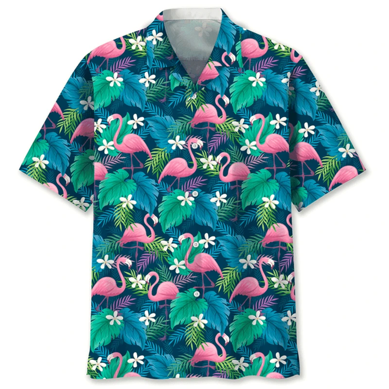 Animal Flamingo 3D Print Beach Hawaiian Shirts For Men Summer Flower Casual Shirt Short Sleeve Tops Loosed Camisa Women Blouse
Animal Flamingo 3D Print Beach Hawaiian Shirts For Men Summer Flower Casual Shirt Short Sleeve Tops Loosed Camisa Women Blouse