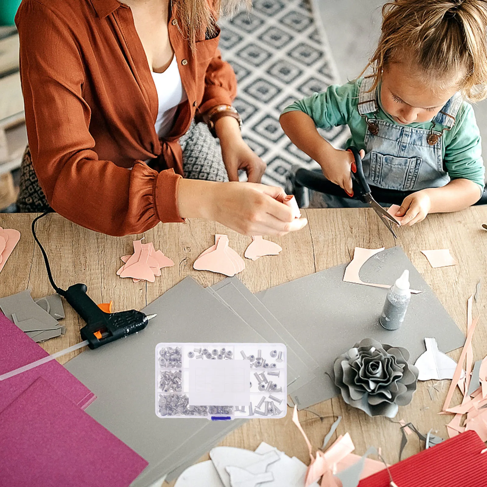 220 pcs Carbon Steel Ledger Lock Screws Binding Post for Craft Photo Albums DIY Scrapbook Sturdy Reusable 
220 pcs Carbon Steel Ledger Lock Screws Binding Post for Craft Photo Albums DIY Scrapbook Sturdy Reusable