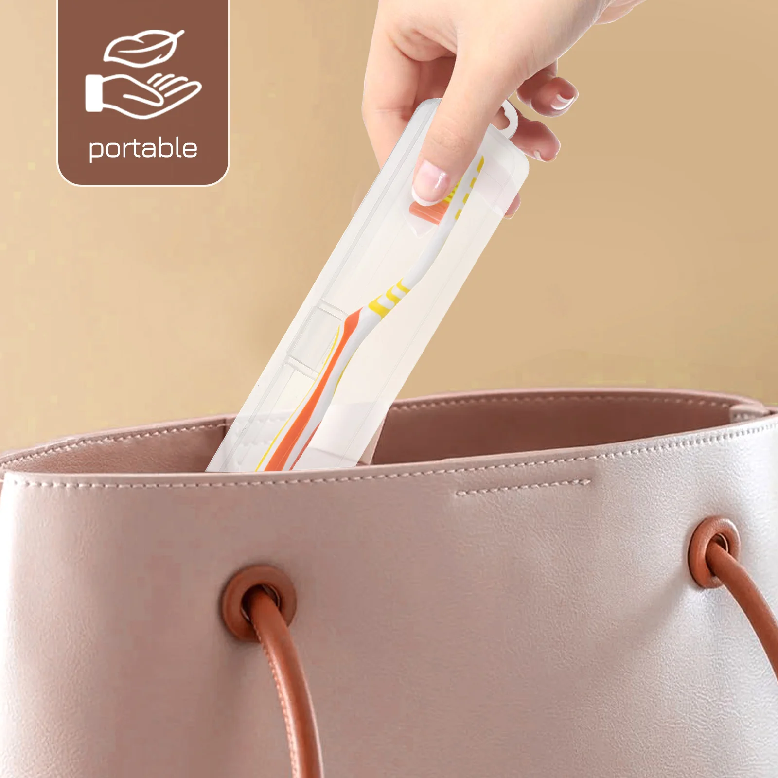 5pcs Transparent Makeup Brush Storage Box Portable Toothbrush Case Travel Container Large Capacity Straw Organizer PP Material
5pcs Transparent Makeup Brush Storage Box Portable Toothbrush Case Travel Container Large Capacity Straw Organizer PP Material