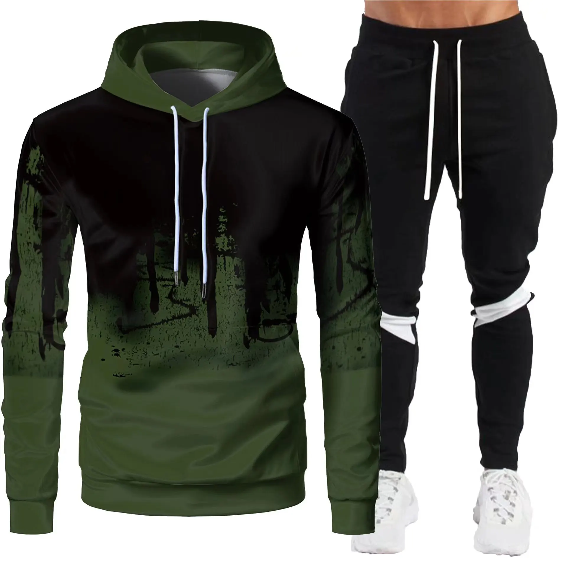 2024 New Fashion Men's Tracksuit Hoodie + Trousers Two Sets Men's Running Suit Tracksuit Autumn and Winter Thick Tracksuit
2024 New Fashion Men's Tracksuit Hoodie + Trousers Two Sets Men's Running Suit Tracksuit Autumn and Winter Thick Tracksuit