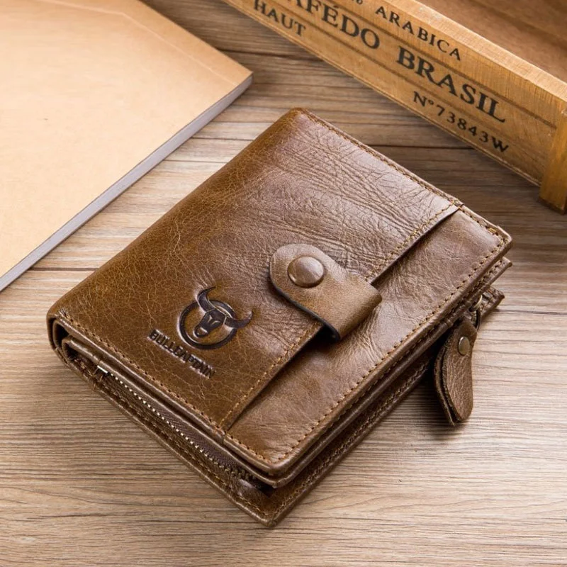 Men's Retro Genuine Leather Short Wallet with Detachable Coin Pocket Vertical Multi-Function Zipper Purse Business Card Holder
Men's Retro Genuine Leather Short Wallet with Detachable Coin Pocket Vertical Multi-Function Zipper Purse Business Card Holder