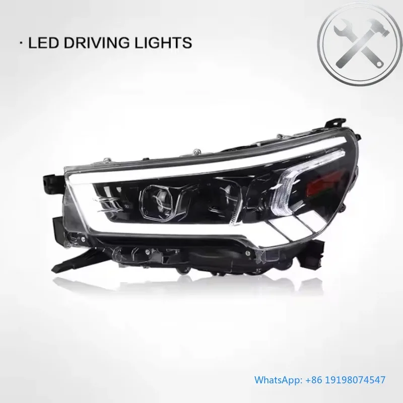 Modified 2021-Up Mid Size Pickup Truck Streamer Sequential LED Headlights Assembly DRL 6000K Cool White Waterproof Auto Parts
Modified 2021-Up Mid Size Pickup Truck Streamer Sequential LED Headlights Assembly DRL 6000K Cool White Waterproof Auto Parts
