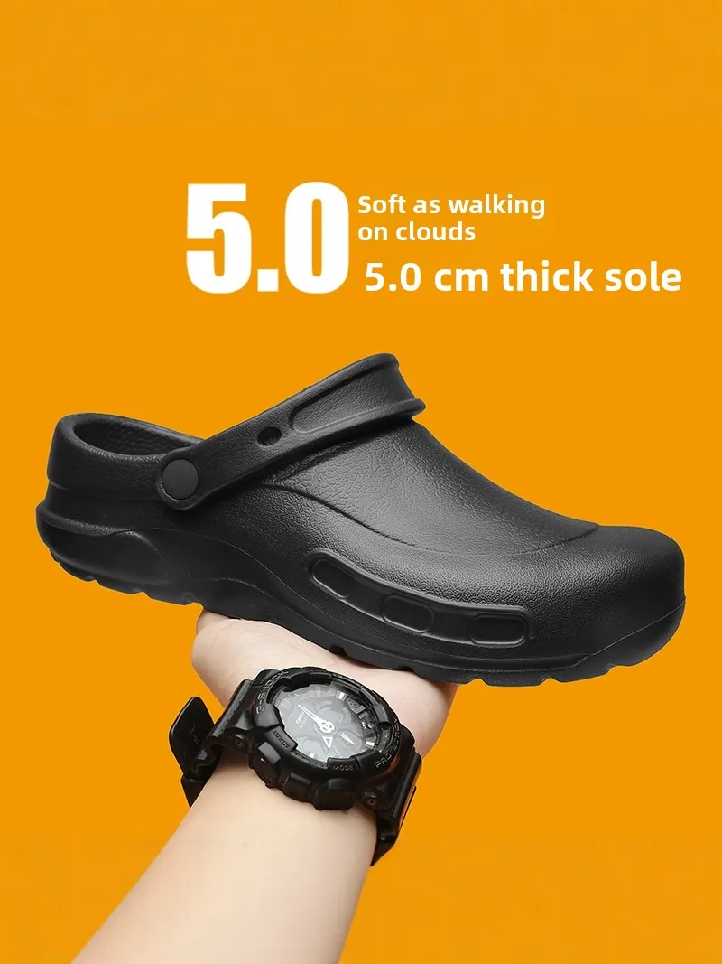 Casual Thick Bottomed Indoor Home Slippers for Men Summer Anti-Slip Wear-Resistant Outdoor Driving Dual-Purpose Flat Footwear
Casual Thick Bottomed Indoor Home Slippers for Men Summer Anti-Slip Wear-Resistant Outdoor Driving Dual-Purpose Flat Footwear