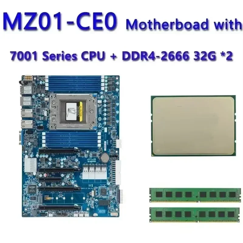 MZ01-CE0 REV.2.X Материнская плата / 32 ГБ DDR4-2666 EPYC 7261 7251 7371 7351 7301 7281 735P 7451 7401 740P 7601 7551 7501 755P 7551P
MZ01-CE0 REV.2.X Материнская плата / 32 ГБ DDR4-2666 EPYC 7261 7251 7371 7351 7301 7281 735P 7451 7401 740P 7601 7551 7501 755P 7551P