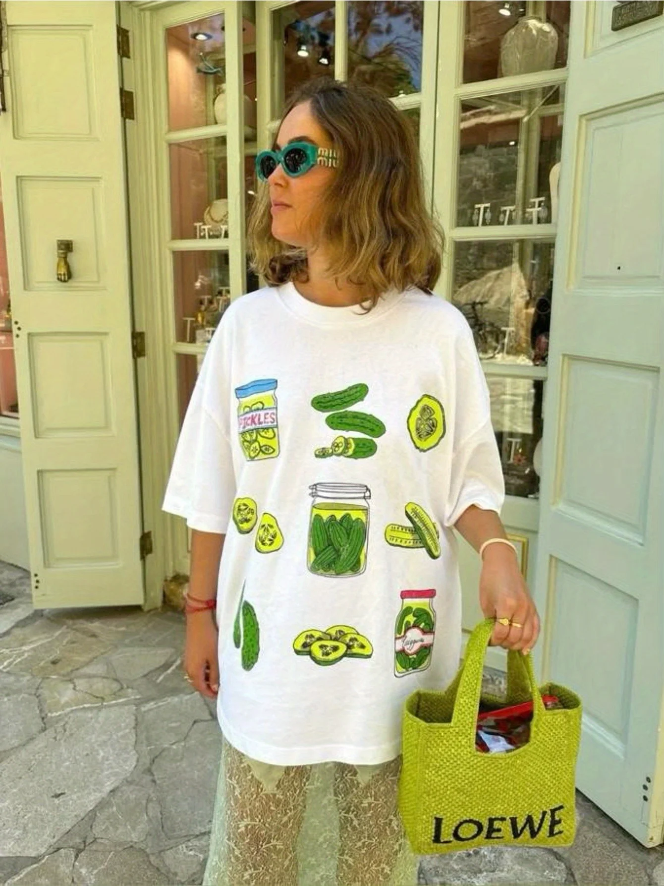 Graphic Print Drop Shoulder T-Shirt, Short Sleeve Crew Neck Casual Top for Spring & Summer, Women'S Clothing
Graphic Print Drop Shoulder T-Shirt, Short Sleeve Crew Neck Casual Top for Spring & Summer, Women'S Clothing