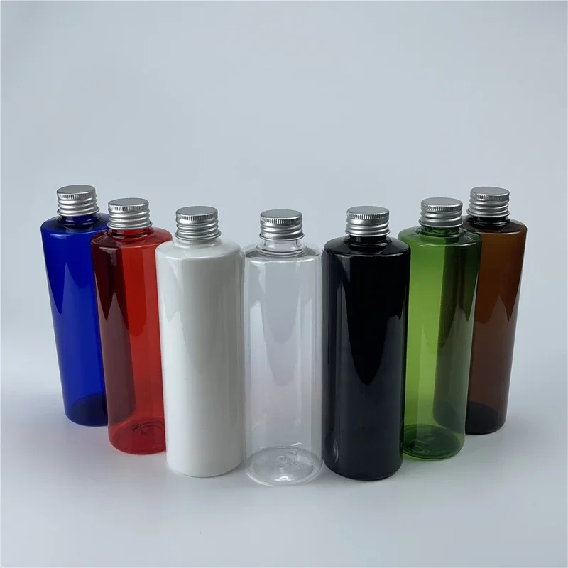250ml 25pcs Empty Plastic Cosmetic Bottles With Aluminum Screw Cap SPA Massage Oil Packing Container Makeup Toner Sub-bottling
250ml 25pcs Empty Plastic Cosmetic Bottles With Aluminum Screw Cap SPA Massage Oil Packing Container Makeup Toner Sub-bottling