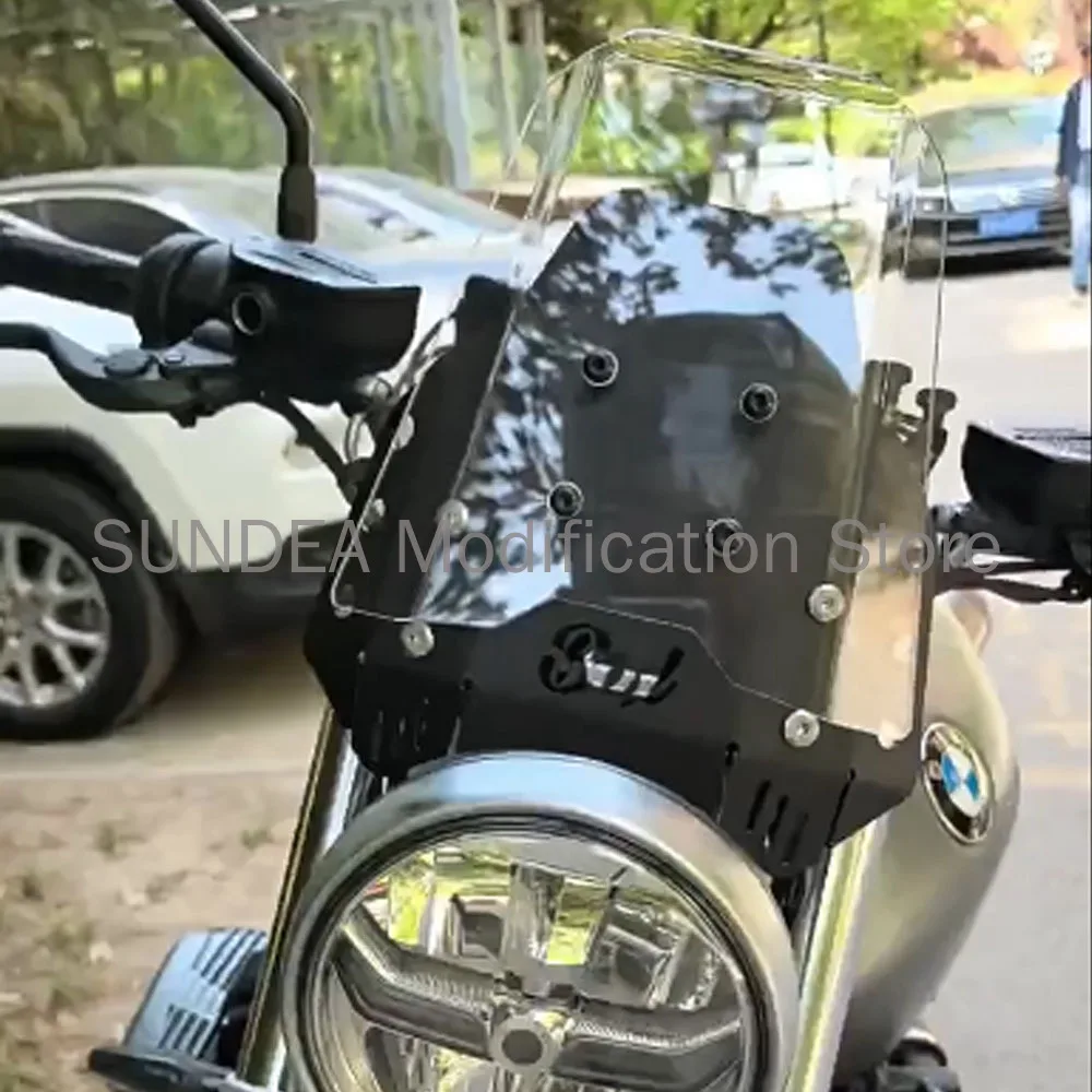 New For BMW R NINE T RNINET Accessories Scrambler Aluminum Alloy Transparent Small Windshield Front Windshield Decorative Cover
New For BMW R NINE T RNINET Accessories Scrambler Aluminum Alloy Transparent Small Windshield Front Windshield Decorative Cover