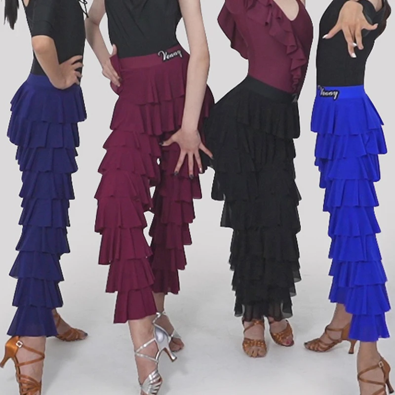 New Latin Dance Pants Women Girls Competition Clothing Cha Cha Rumba Samba Ballroom Dance Performance Costume Ruffled Trousers
New Latin Dance Pants Women Girls Competition Clothing Cha Cha Rumba Samba Ballroom Dance Performance Costume Ruffled Trousers