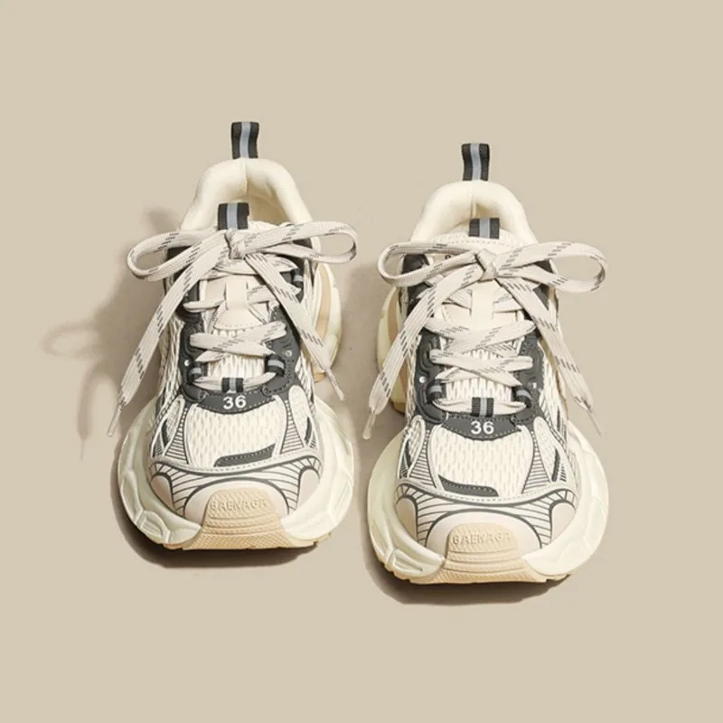 Women's Chunky Lightweight Dad Sneakers Microfiber Upper Round Toe Height Increasing Casual Ins Trendy Running Shoes Fall 2026
Women's Chunky Lightweight Dad Sneakers Microfiber Upper Round Toe Height Increasing Casual Ins Trendy Running Shoes Fall 2026