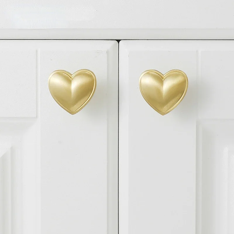 Personalized Creativity Love Handles Pure Copper Chrome Plated Bright Silver Gold Drawer Single Hole Wardrobe Copper Handles
Personalized Creativity Love Handles Pure Copper Chrome Plated Bright Silver Gold Drawer Single Hole Wardrobe Copper Handles