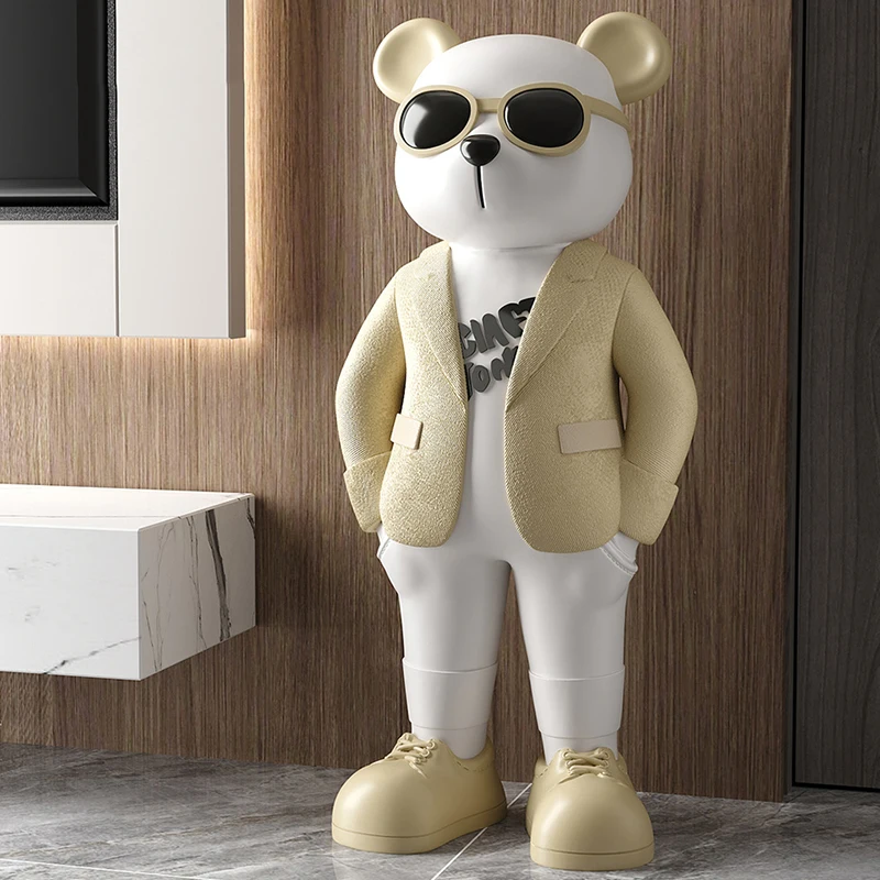 Home Decor Sculptures Figurines Decorations Accessories Trendy Sunglasses Bear Floor Ornaments Living Room Resin Animal Statues
Home Decor Sculptures Figurines Decorations Accessories Trendy Sunglasses Bear Floor Ornaments Living Room Resin Animal Statues