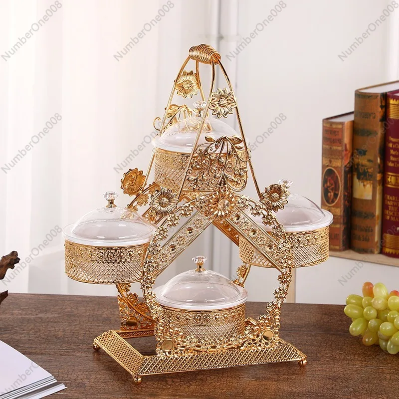 European Retro Hotel High-end Exquisite Fruit Basket Light Luxury Dried Fruit Box
European Retro Hotel High-end Exquisite Fruit Basket Light Luxury Dried Fruit Box