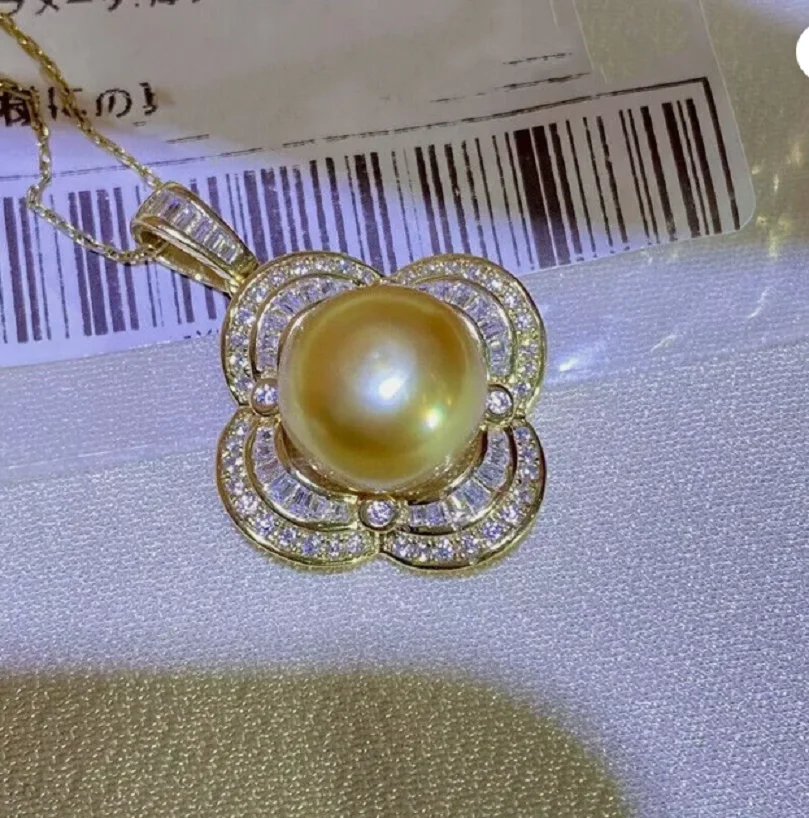 Customized Jewelry HUGE AAAA++++ 10-11 MM NATURAL SOUTH SEA GOLDEN STUD PEARL PENDANT NECKLACE 925S
Customized Jewelry HUGE AAAA++++ 10-11 MM NATURAL SOUTH SEA GOLDEN STUD PEARL PENDANT NECKLACE 925S