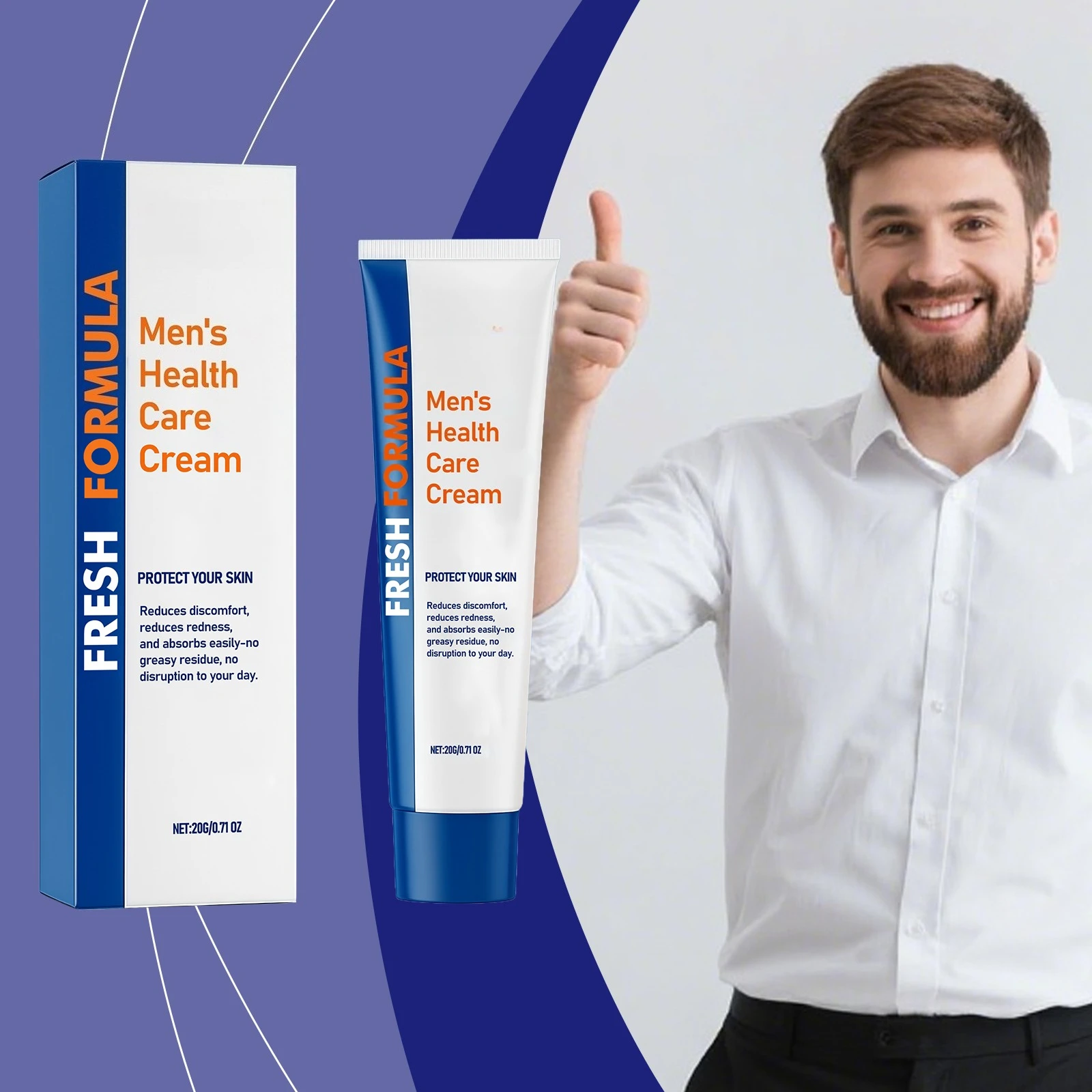 Men's Body Care Cream Gentle nourishing moisturizing comfort care body daily care cream
Men's Body Care Cream Gentle nourishing moisturizing comfort care body daily care cream