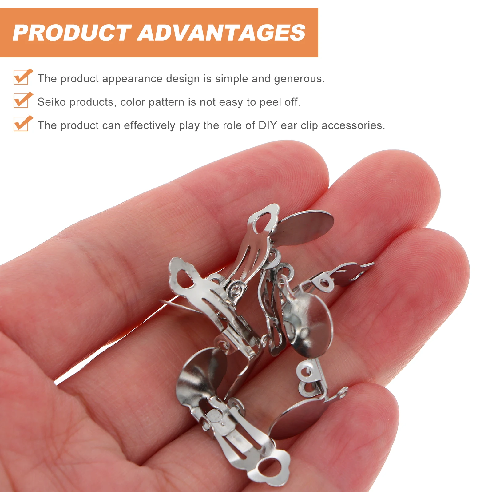 100pcs Clip- Non-Pierced Round Findings DIY Earring Accessories Earring Making Supplies Jewelry Making for Gifts 
100pcs Clip- Non-Pierced Round Findings DIY Earring Accessories Earring Making Supplies Jewelry Making for Gifts