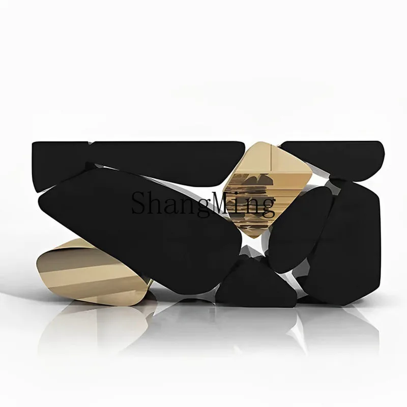 CL entrance entrance platform light luxury simple modern high-end special-shaped stone entrance table against the wall
CL entrance entrance platform light luxury simple modern high-end special-shaped stone entrance table against the wall
