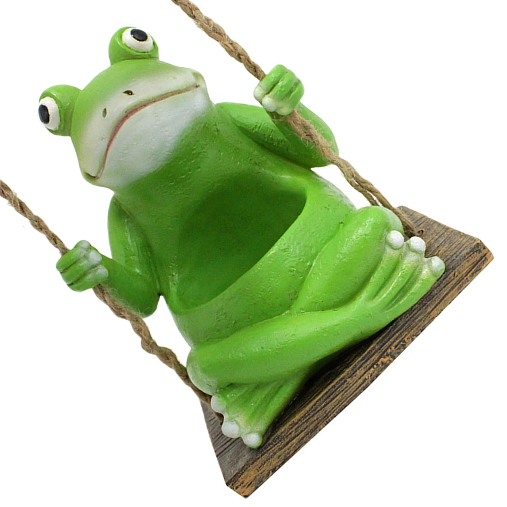 Frog Swing Flowerpot Bonsai Ornament Planter Shaped Succulent Planters Creative Hanging
Frog Swing Flowerpot Bonsai Ornament Planter Shaped Succulent Planters Creative Hanging