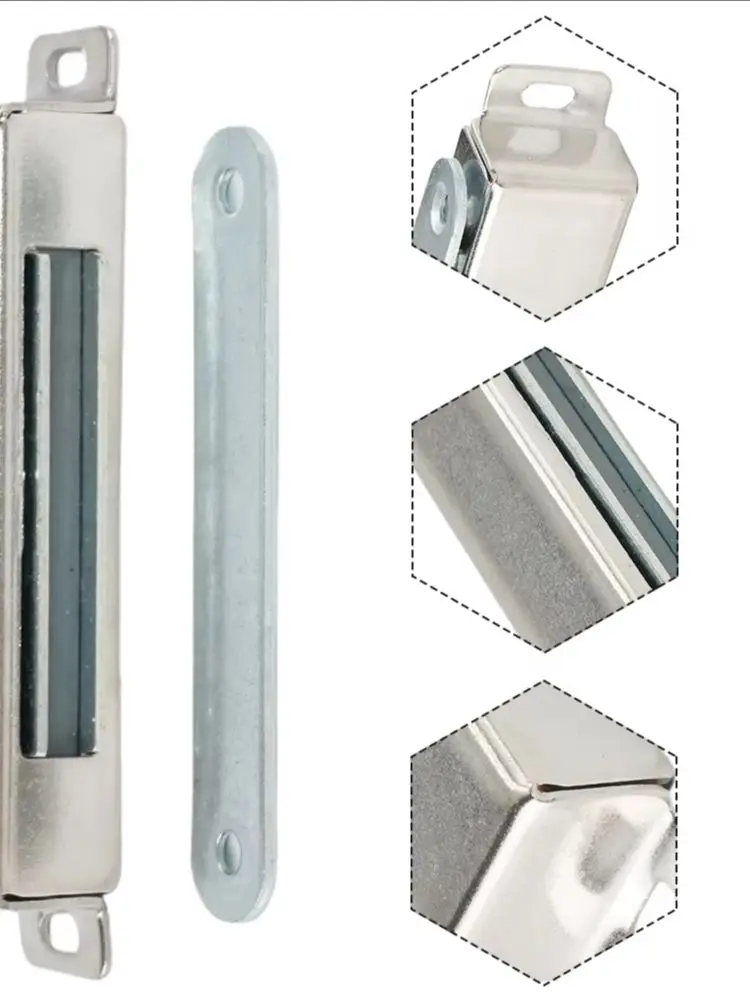 1pc Stainless Steel Magnetic Collision Bead Buckle Cabinet Door Old-Fashioned Clip Wardrobe Lock Card-Type Magnetic Suction
1pc Stainless Steel Magnetic Collision Bead Buckle Cabinet Door Old-Fashioned Clip Wardrobe Lock Card-Type Magnetic Suction