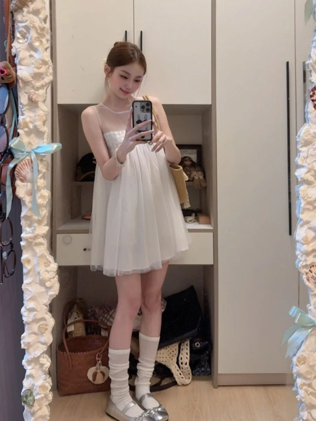 Sweet Fairy Short Skirt Dress Cotton High Waist Gauze Strapless Women's Fashion Summer 2026 Gentle Style City Commute Business
Sweet Fairy Short Skirt Dress Cotton High Waist Gauze Strapless Women's Fashion Summer 2026 Gentle Style City Commute Business