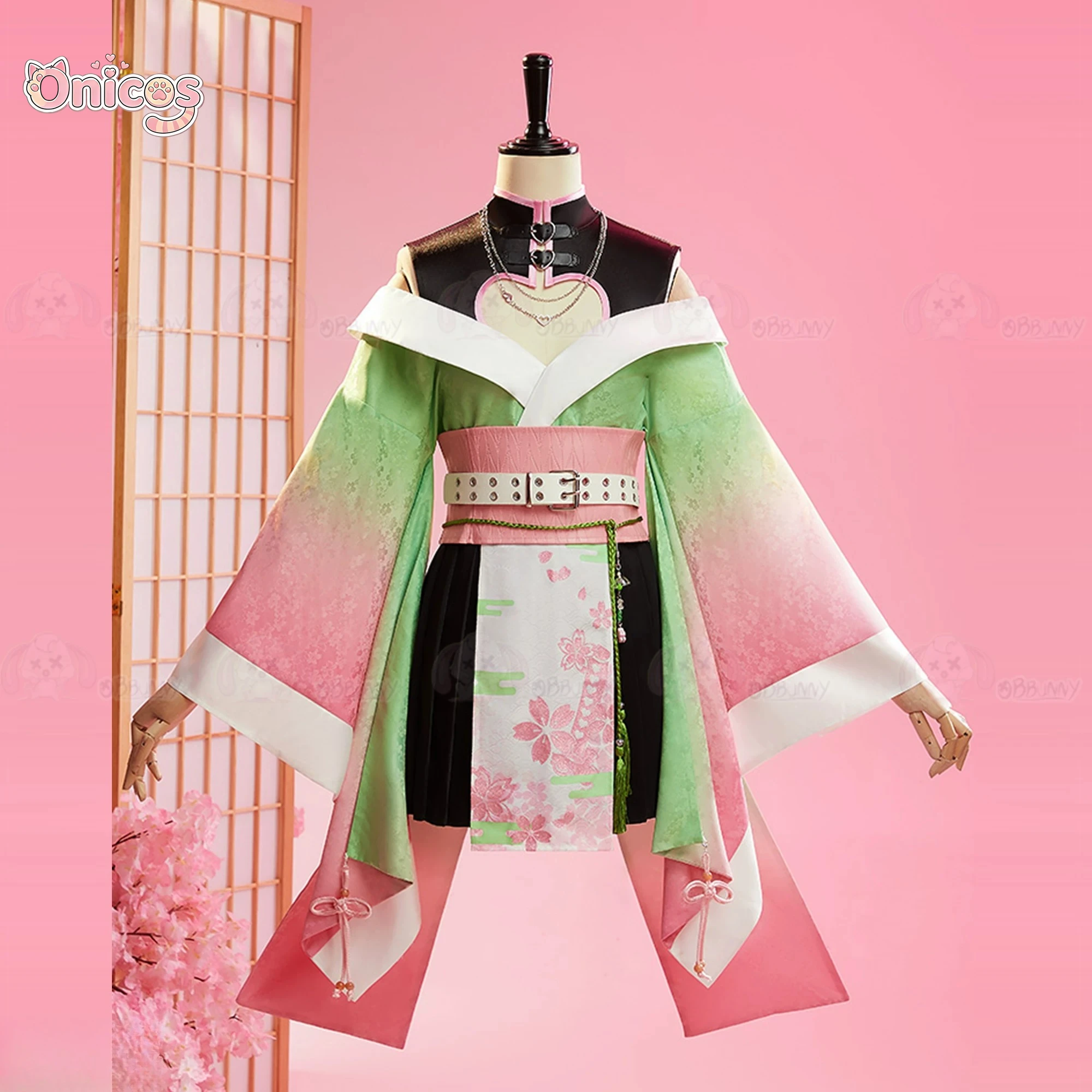 Mitsuri Kanroji Original Design Cosplay Costume Anime New Dress Full Set for Halloween Party Comic Con Role Play Clothes
Mitsuri Kanroji Original Design Cosplay Costume Anime New Dress Full Set for Halloween Party Comic Con Role Play Clothes